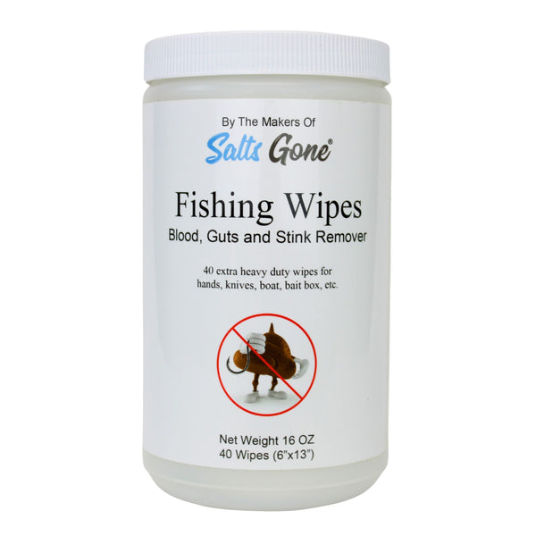 Fishing Wipes - Removes Blood, Guts and STINK