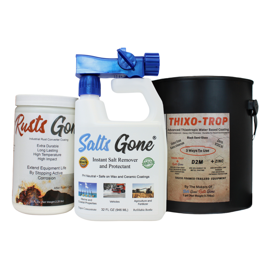 Combination Pack - Salts Gone®, Rusts Gone, Thixo-Trop