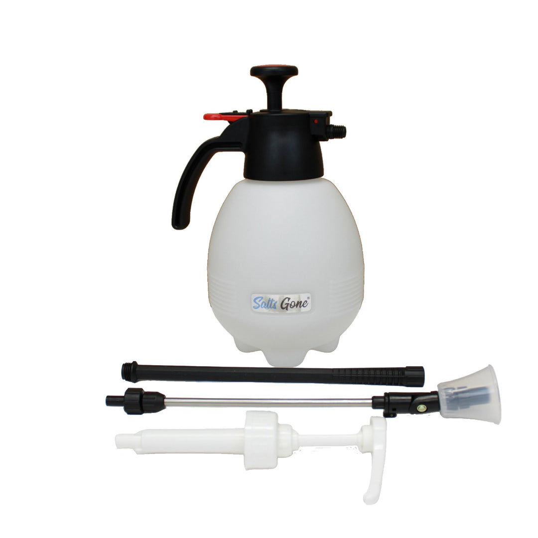 Combination Pack - 2 gallons of Salts Gone®, Hose End Sprayer and Pump Sprayer